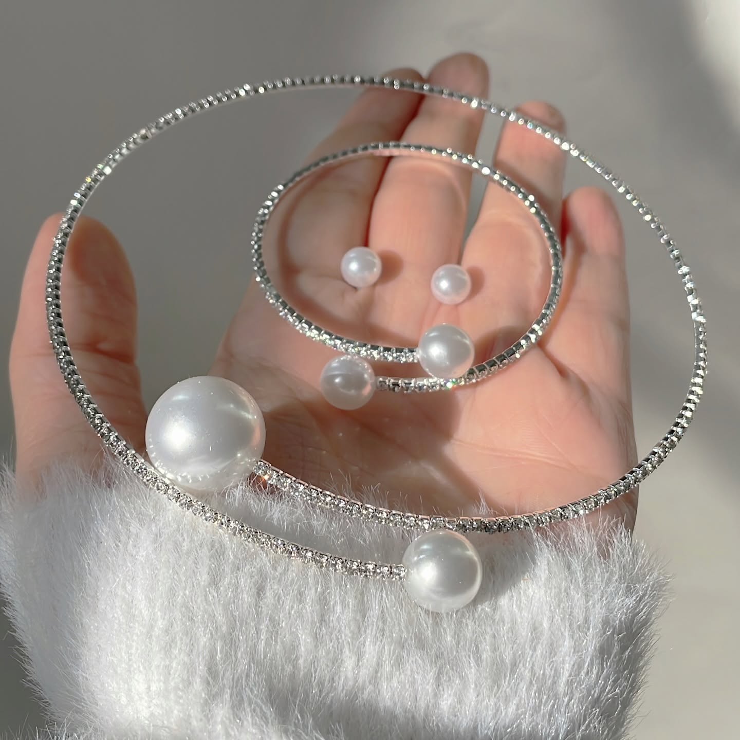 نیم ست مرواریدی